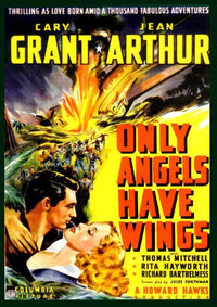 Only Angels Have Wings Movie Poster Print showcasing classic film art.