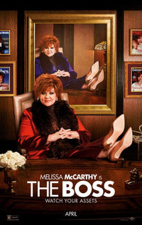 The Boss Movie Poster Print showcasing vibrant design and movie theme.