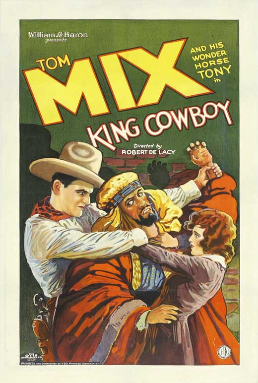 King Cowboy Movie Poster Print showcasing western culture and adventure.