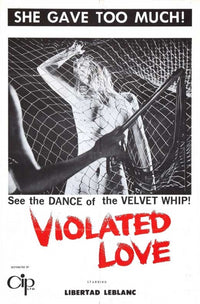 Violated Love Movie Poster Print showcasing vibrant colors and stunning design.