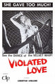 Violated Love Movie Poster Print showcasing vibrant colors and stunning design.