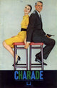Charade Movie Poster Print showcasing classic film artwork.