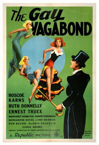 The Gay Vagabond Movie Poster Print displayed in a stylish setting.