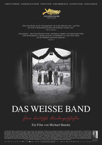 The White Ribbon movie poster print showcasing haunting cinematic imagery.