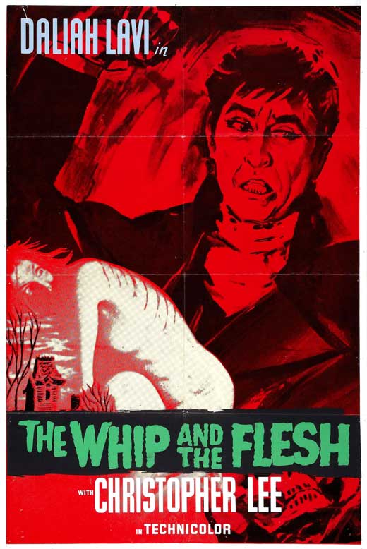 The Whip and the Body Movie Poster Print showcasing gothic themes