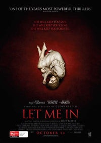 Let Me In Movie Poster Print showcasing eerie film imagery.