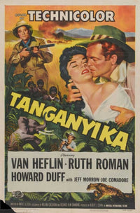 Tanganyika Movie Poster Print showcasing cinematic adventure.