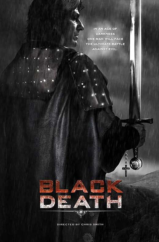 Black Death Movie Poster Print featuring dramatic medieval imagery.