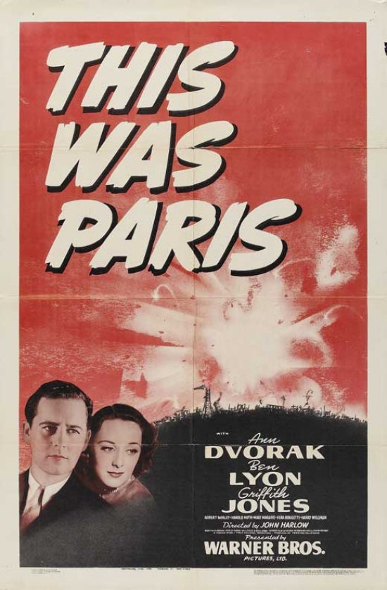 This Was Paris Movie Poster Print showcasing the essence of Paris.