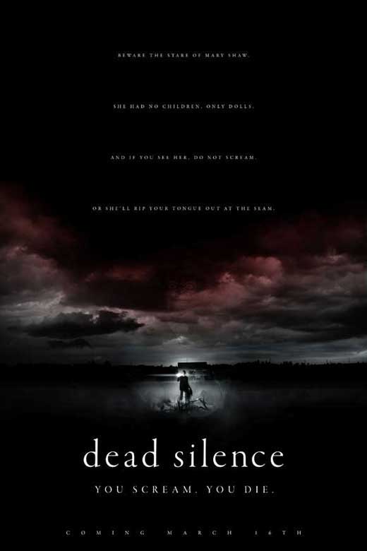 Dead Silence Movie Poster Print featuring haunting imagery for horror enthusiasts.