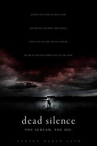 Dead Silence Movie Poster Print featuring haunting imagery for horror enthusiasts.