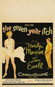 The Seven Year Itch Movie Poster Print featuring Marilyn Monroe