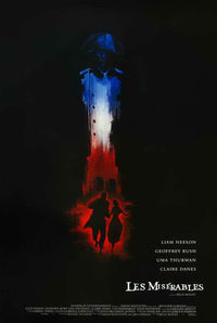 Les Miserables movie poster print featuring iconic imagery.
