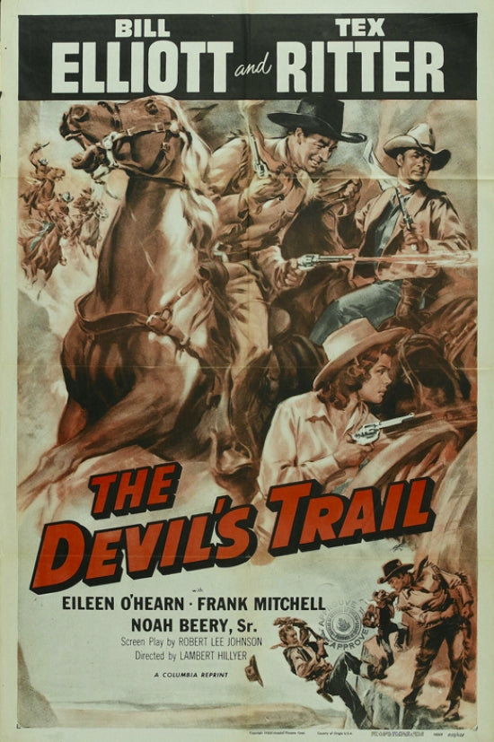 The Devils Trail Movie Poster Print showcasing horror film art.