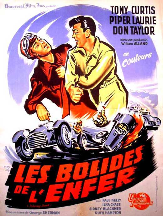 Johnny Dark Movie Poster Print featuring vibrant film visuals.
