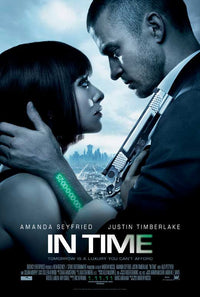 In Time Movie Poster Print featuring a captivating design.