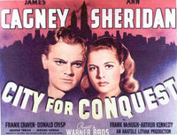 City for Conquest Movie Poster Print showcasing classic film art.
