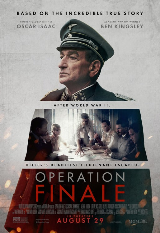Operation Finale Movie Poster Print showcasing dramatic artwork.