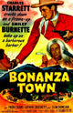 Bonanza Town Movie Poster Print showcasing classic Western art