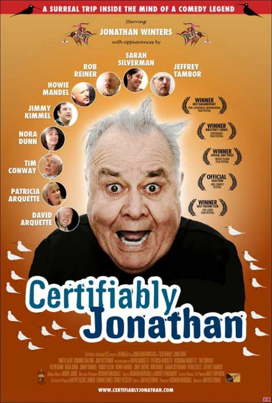 Certifiably Jonathan Movie Poster Print featuring Jonathan Winters.
