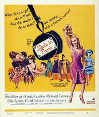 Made In Paris Movie Poster Print showcasing vibrant colors and cinematic art.