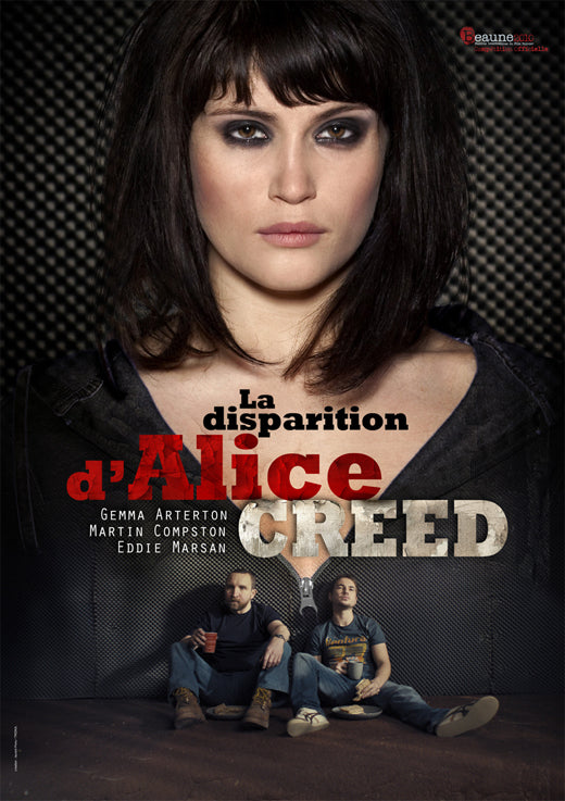 The Disappearance of Alice Creed Movie Poster Print featuring suspenseful design.