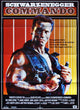 Commando Movie Poster Print featuring Arnold Schwarzenegger in action.