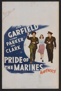 Pride of the Marines Movie Poster Print showcasing military heroism.