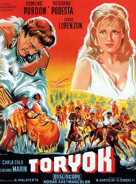 Fury of the Pagans Movie Poster Print featuring dynamic artwork.