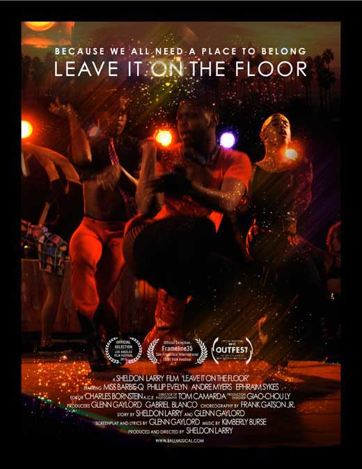 Leave It on the Floor Movie Poster Print showcasing vibrant design.