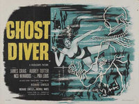 Ghost Diver Movie Poster Print featuring a mysterious underwater scene