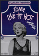Some Like It Hot Movie Poster Print featuring classic film design.