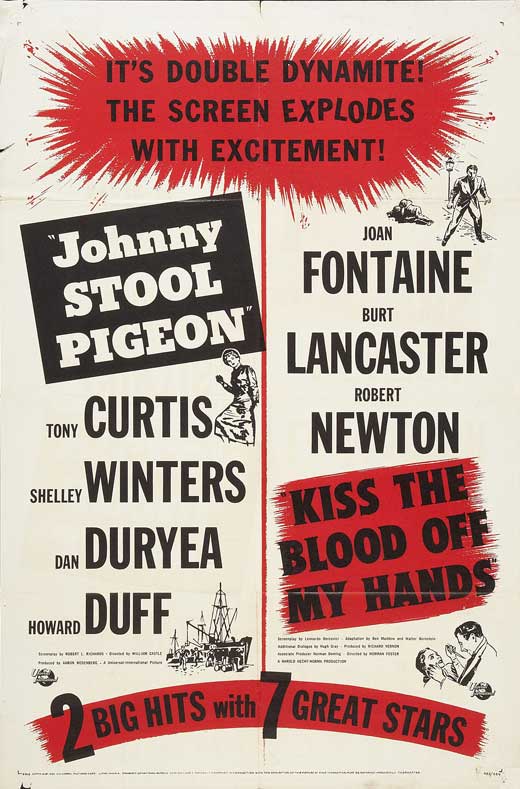 Johnny Stool Pigeon Movie Poster Print showcasing vibrant colors and classic cinema appeal.
