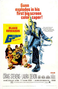 Gunn Movie Poster Print showcasing vibrant colors and design.