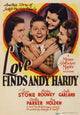 Love Finds Andy Hardy Movie Poster Print showcasing classic cinema.