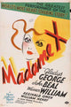 Madame X Movie Poster Print showcasing captivating film artwork.
