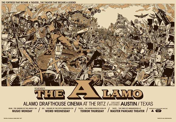The Alamo Movie Poster Print - Classic film art for decor