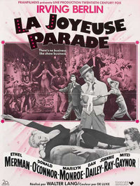 There's No Business Like Show Business Movie Poster Print showcasing vibrant colors and classic design.