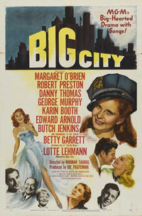 Big City Movie Poster Print showcasing vibrant urban life imagery.