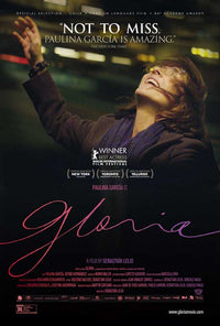 Gloria Movie Poster Print featuring vibrant imagery and cinematic design.