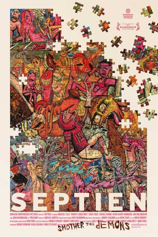 Vibrant Septien Movie Poster Print showcasing captivating artwork.