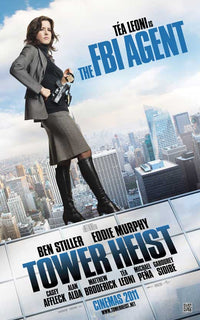 Tower Heist Movie Poster Print showcasing vibrant artwork.