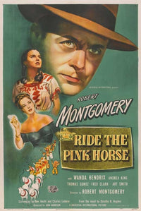Ride the Pink Horse Movie Poster - Classic Film Art
