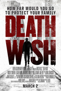 Death Wish Movie Poster Print showcasing classic cinematic art.