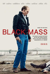 Black Mass Movie Poster Print featuring dramatic artwork.