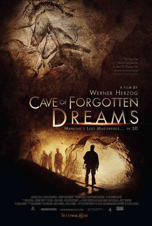 Cave of Forgotten Dreams Movie Poster Print showcasing stunning visuals of the Chauvet Cave.