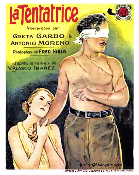 The Temptress Movie Poster Print showcasing classic film allure