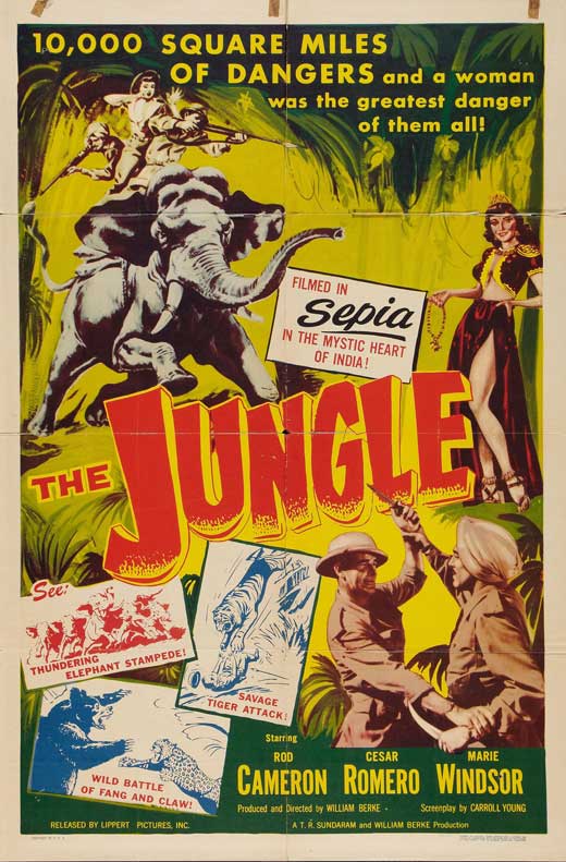 The Jungle movie poster print showcasing vibrant artwork.