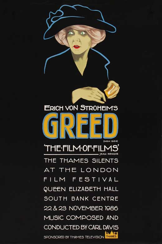 Greed Movie Poster Print showcasing captivating film artwork