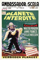Forbidden Planet Movie Poster Print showcasing classic cinema artwork.
